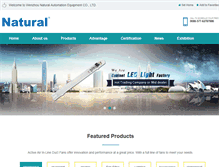 Tablet Screenshot of china-natural.com